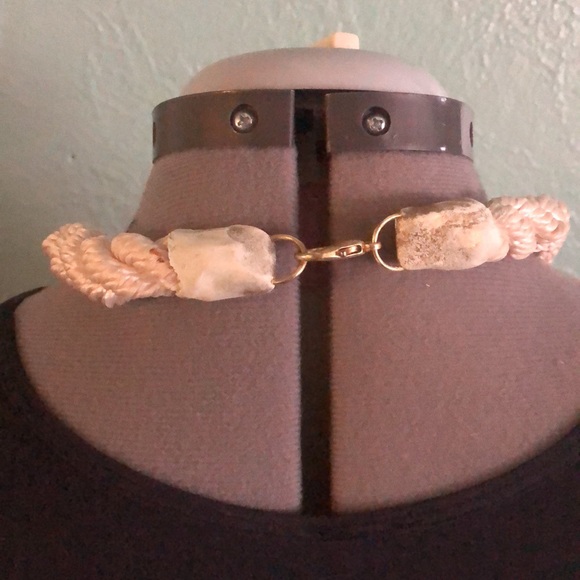 SOLD - Adina Mills Rainbow Quartz Rope Necklace - One of a kind statement piece - Picture 5 of 6